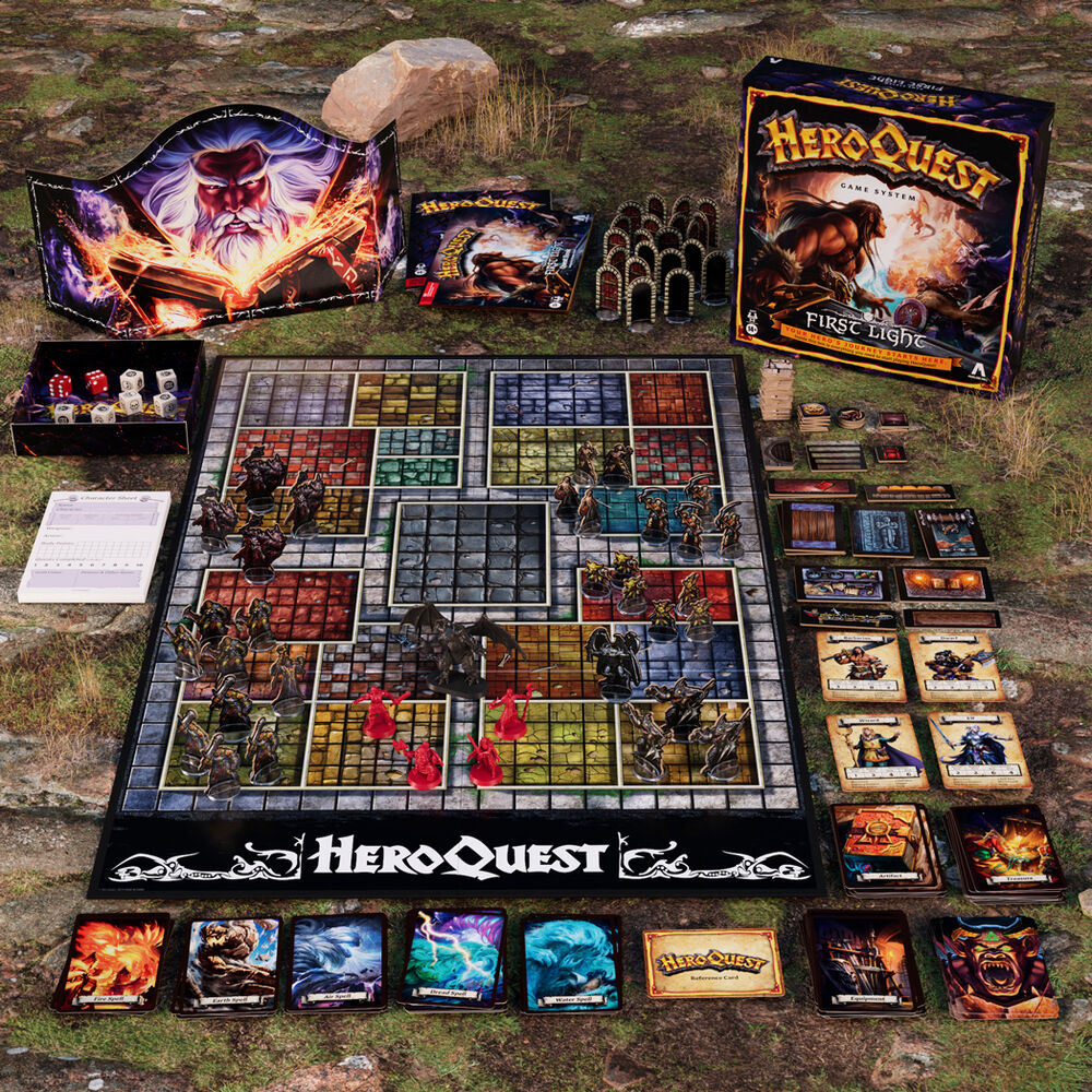 Gra planszowa First Light Hero Quest (hiszpański)