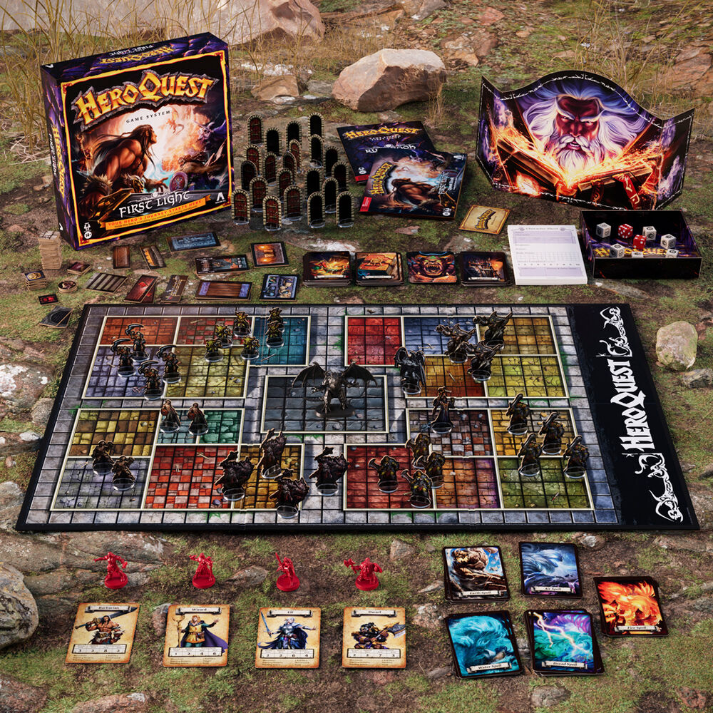 Gra planszowa First Light Hero Quest (hiszpański)