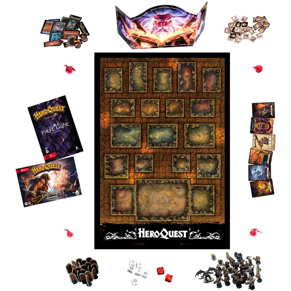 Gra planszowa First Light Hero Quest (hiszpański)
