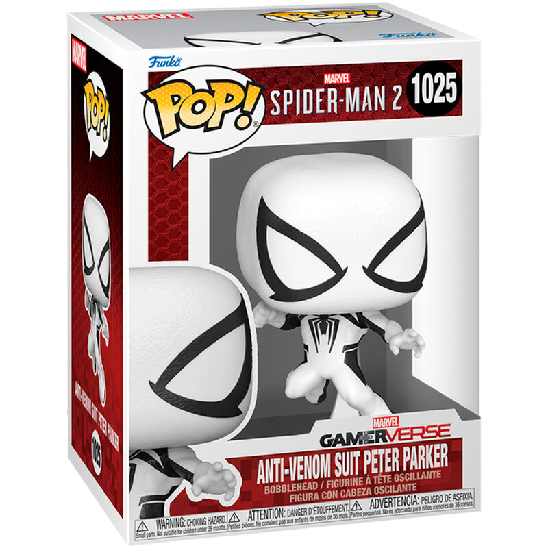 pop figure marvel spider man 2 anti venom suit peter parker