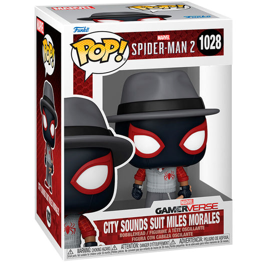POP Figure Marvel Spider Man 2 City Sounds Suit Miles Morales