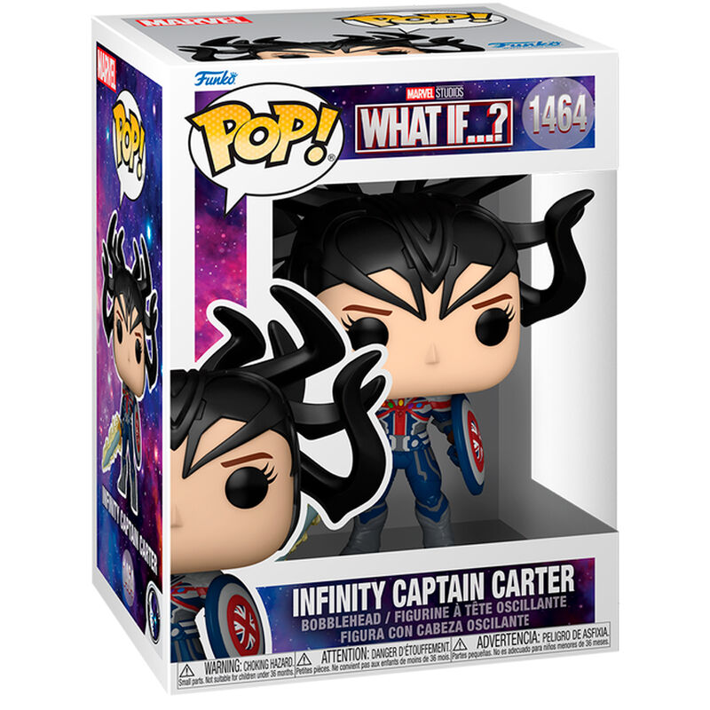 Figura POP de Capitán Carter de Marvel What IF Infinity