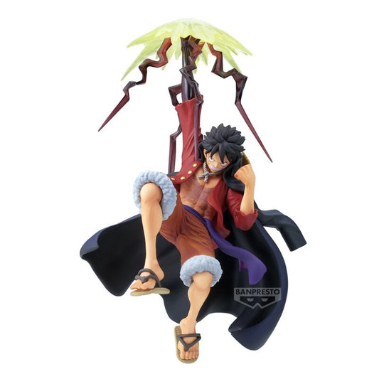 figure monkey d luffy battle record one piece 15cm