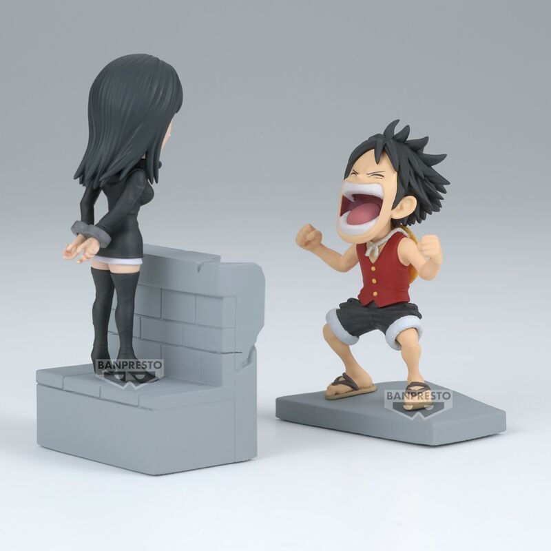 Figurine Luffy et Nico Robin World Collectible One Piece 10 cm
