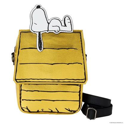 snoopy sleeping doghouse 75th anniversary peanuts snoopy loungefly bag