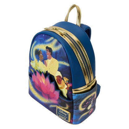 Mochila Disney Tiana e o Sapo 15º Aniversário da Loungefly 26 cm