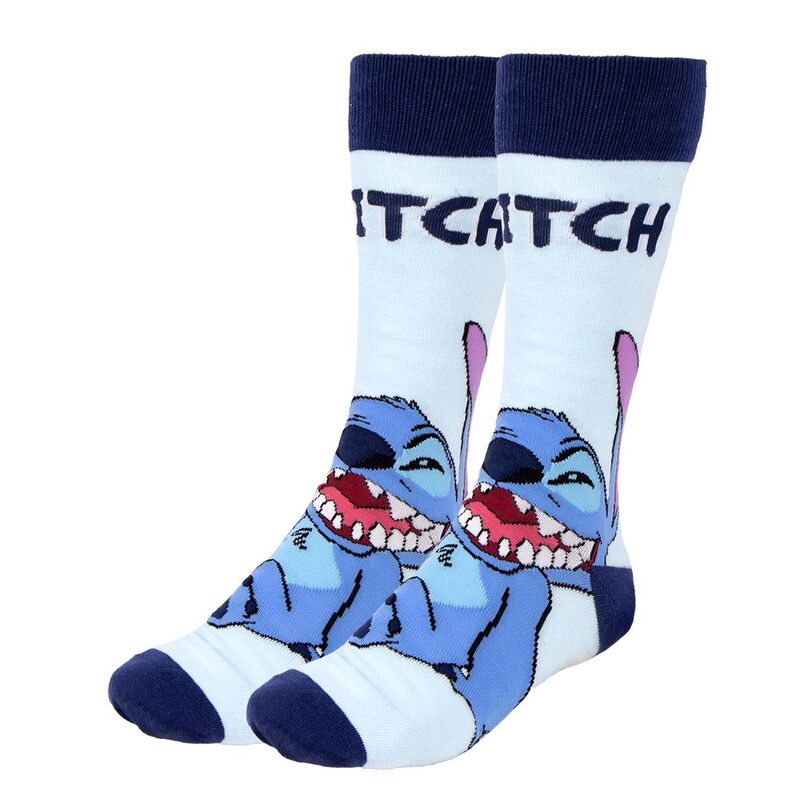 Zestaw 3 skarpetek dla dorosłych Stitch Disney w różnych kolorach