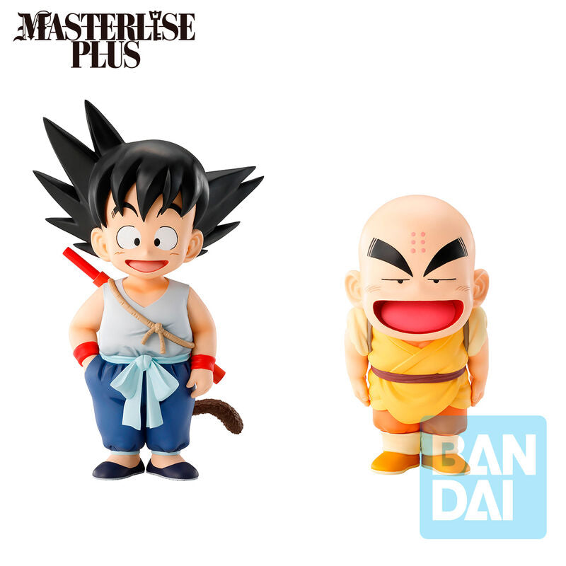 figure ichibansho son goku & krillin training section dragon ball 13cm