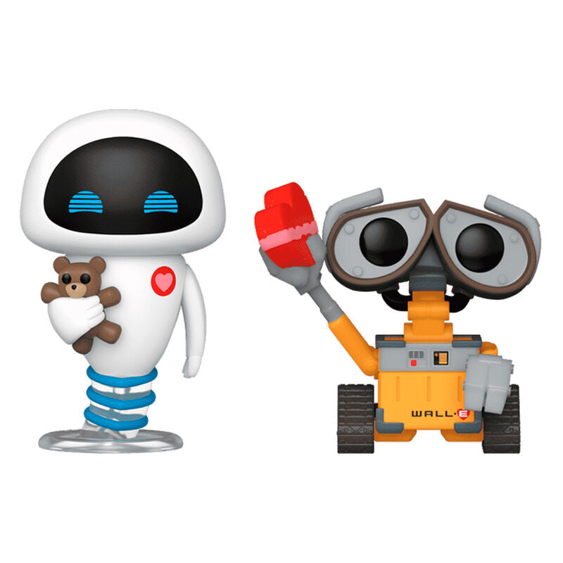 Figuras Pocket POP de Disney Pixar Wall-E y Eve Valentine en blíster de 2 unidades