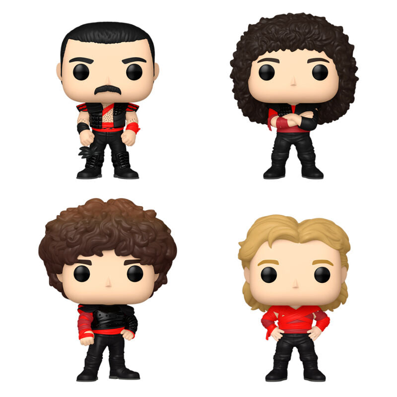 Blister pack of 4 POP Queen figures