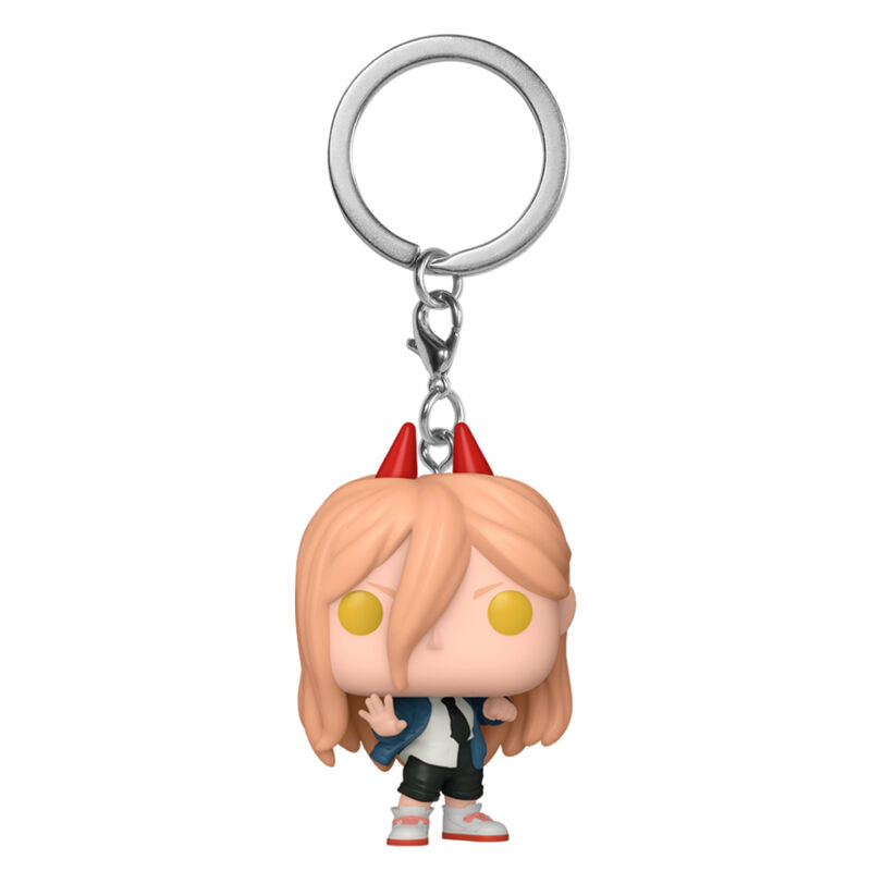 pocket pop chainsaw man power keychain