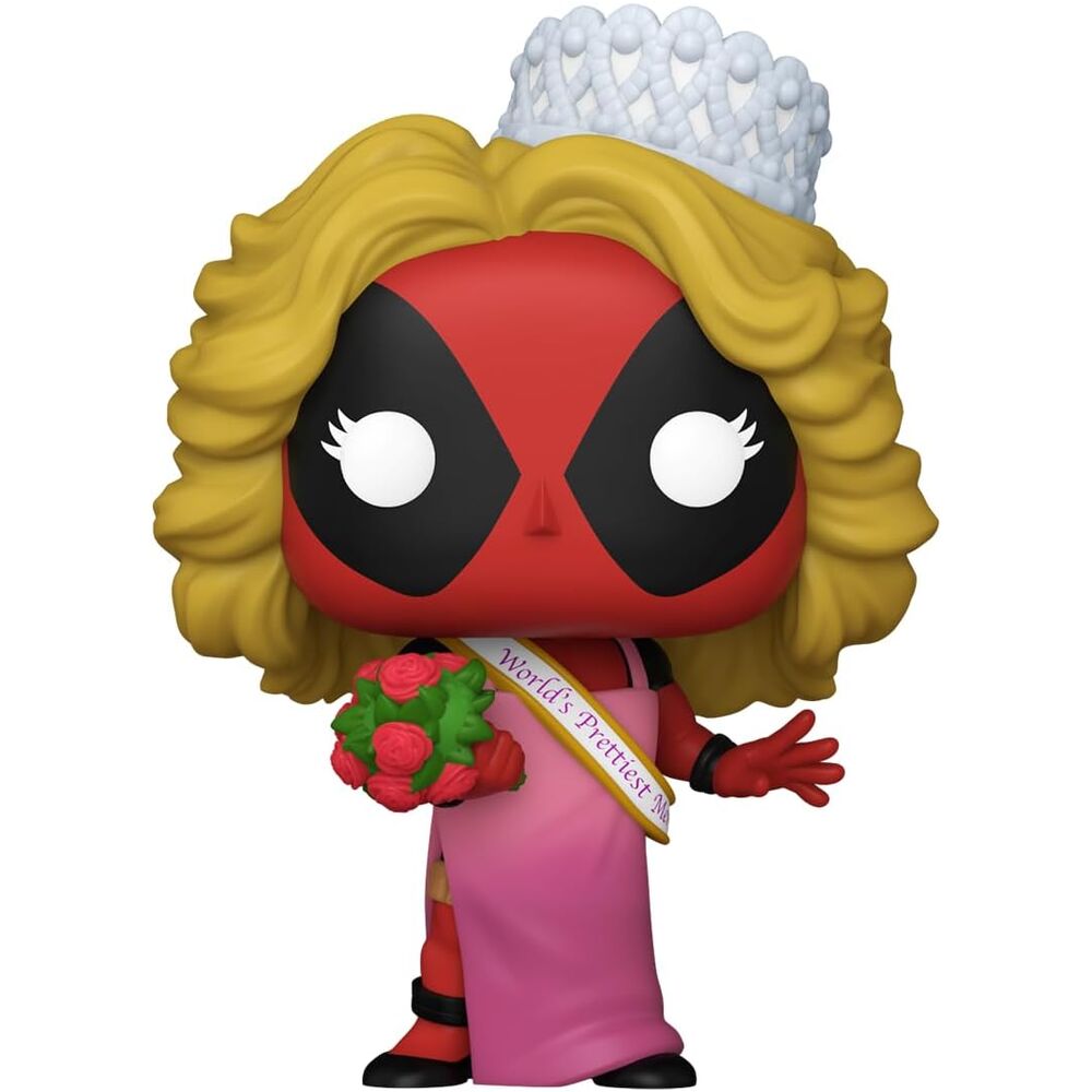 marvel deadpool pop figure  deadpool beauty pageant