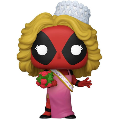 marvel deadpool pop figure  deadpool beauty pageant