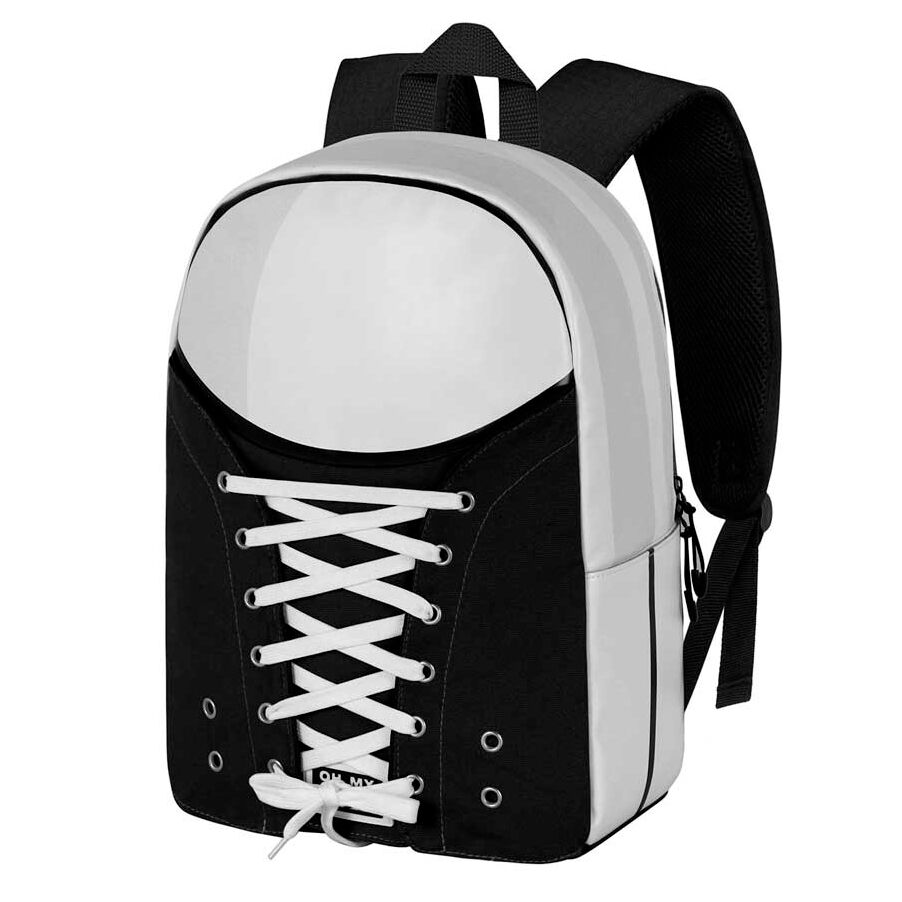 Rucksack Sneaker Schwarz Oh My Pop  43 cm