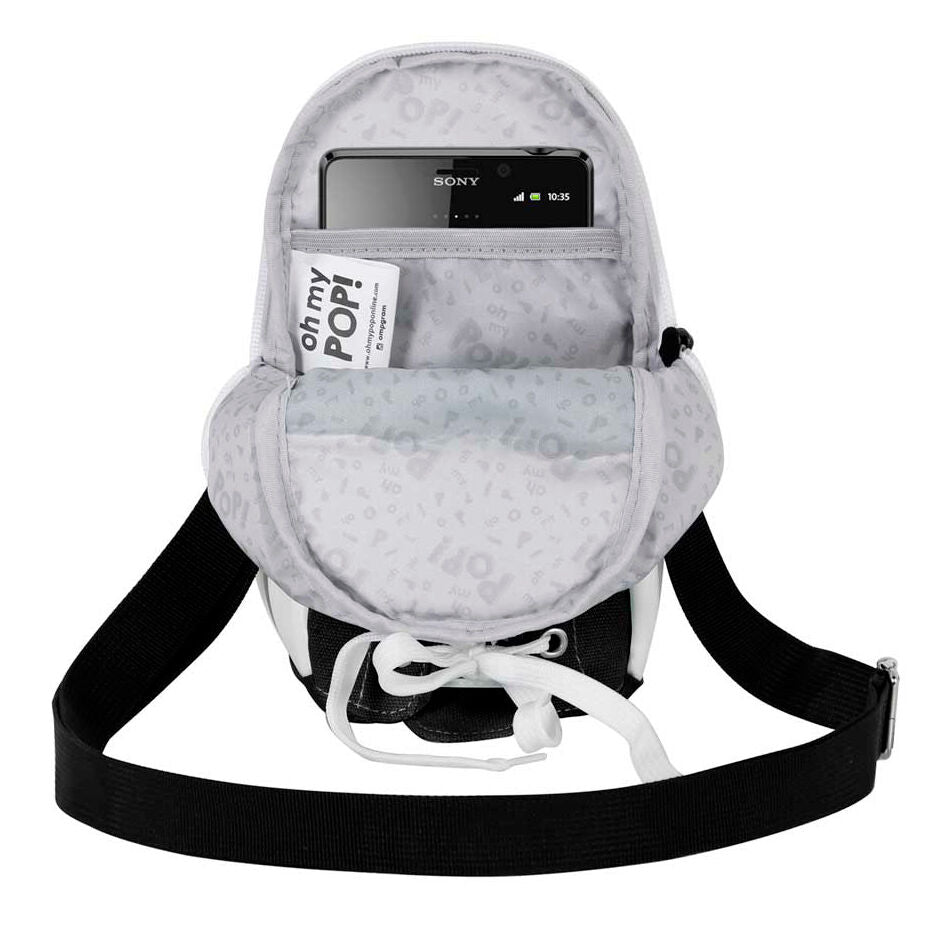 Bolsa transversal Tênis Preto Oh My Pop!