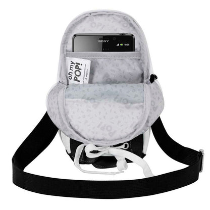 Bolsa transversal Tênis Preto Oh My Pop!