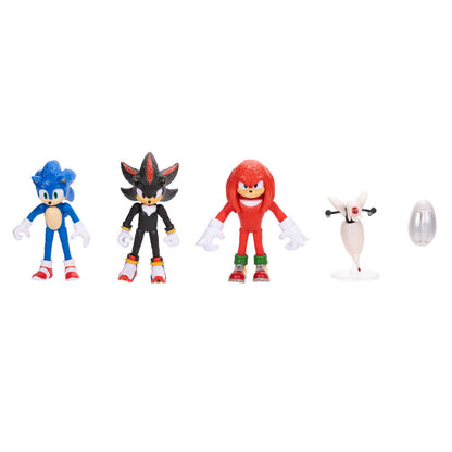 Sonic 3 figures blister pack, 6cm