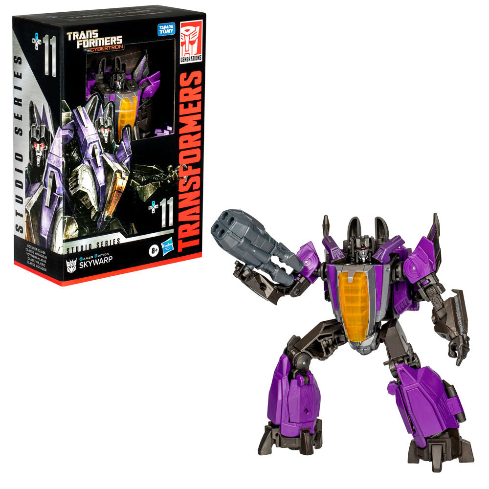 Skywarp Studio Series Gamer Edition Cybertron Transformers Figure 16.5cm