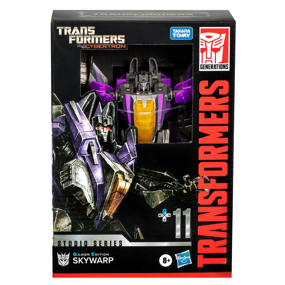 Skywarp Studio Series Gamer Edition Cybertron Transformers Figure 16.5cm
