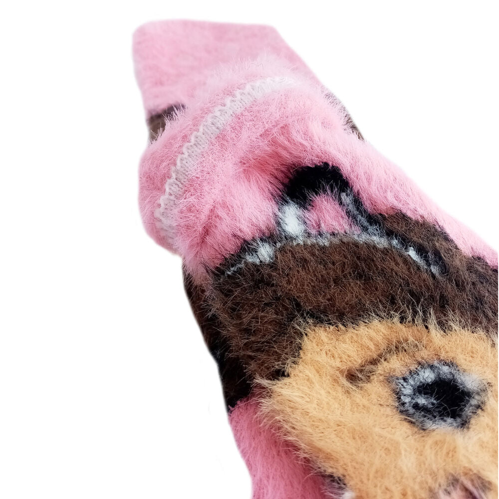 Gabby's Dollhouse Coral Fleece Non Slip Socks