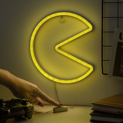 Pac-Man LED Wall Lamp