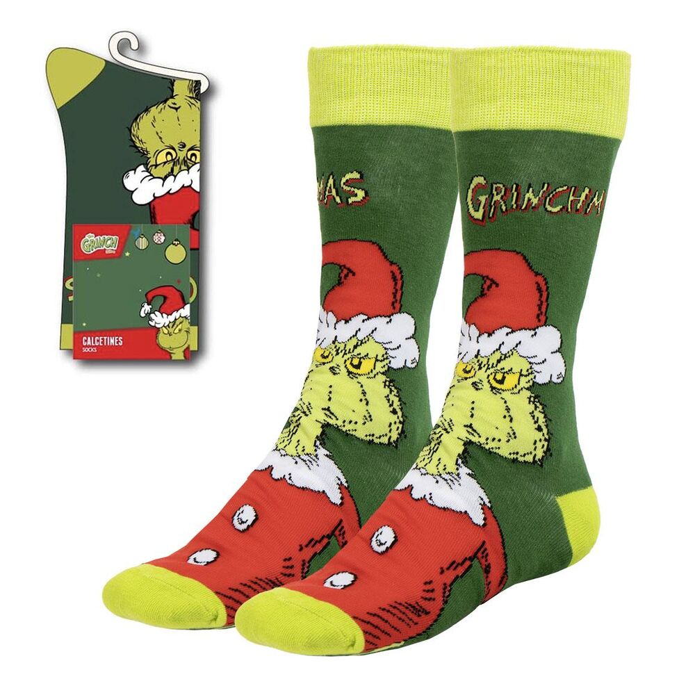 Grinch socks for adults