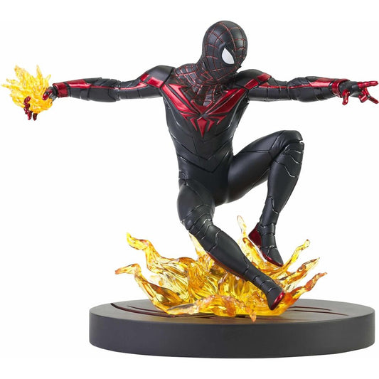 figure miles morales spiderman ps5 marvel gallery comic 18cm