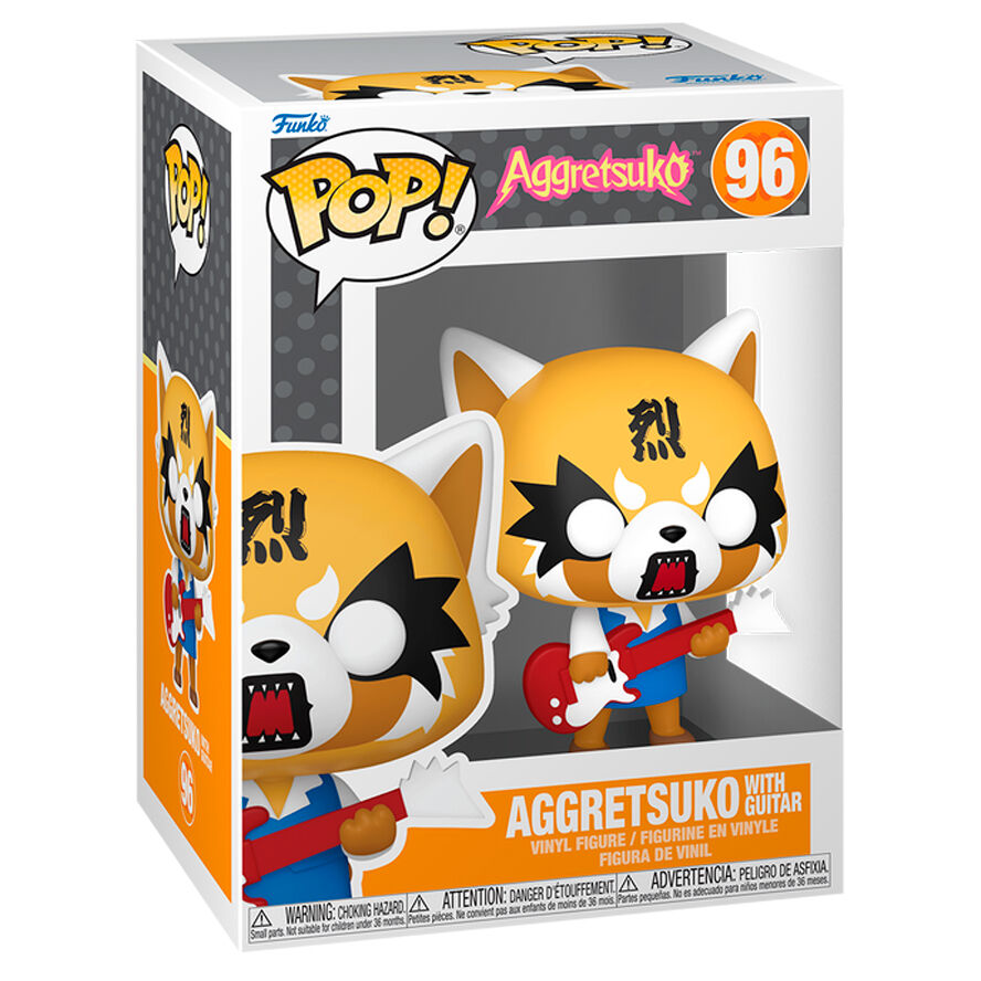 aggretsuko pop figure  aggretsuko with guitar
