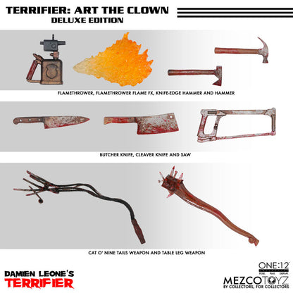 Figura de arte del payaso terrorífico One:12 18cm