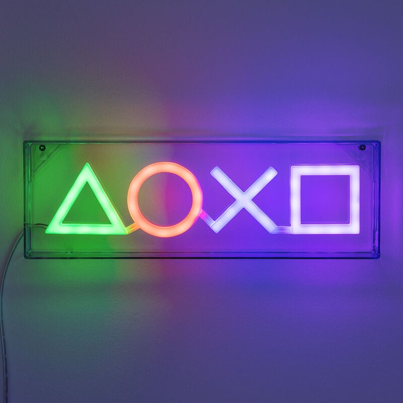 LED Lamp PlayStation Symbols