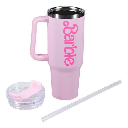 Barbie straw tumbler thermos 1200ml