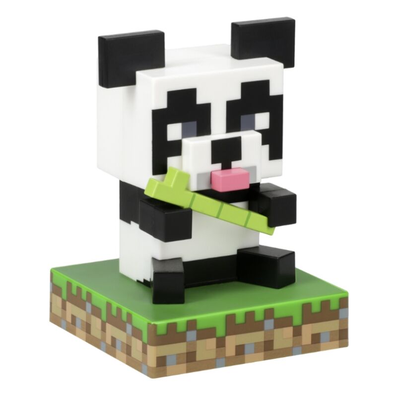 icons panda minecraft lamp 10cm