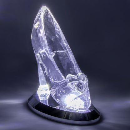 3D Crystal Shoe Lamp 19cm