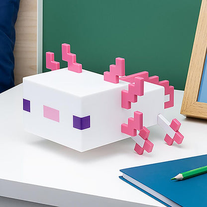 Minecraft Axolotl Lamp 13cm