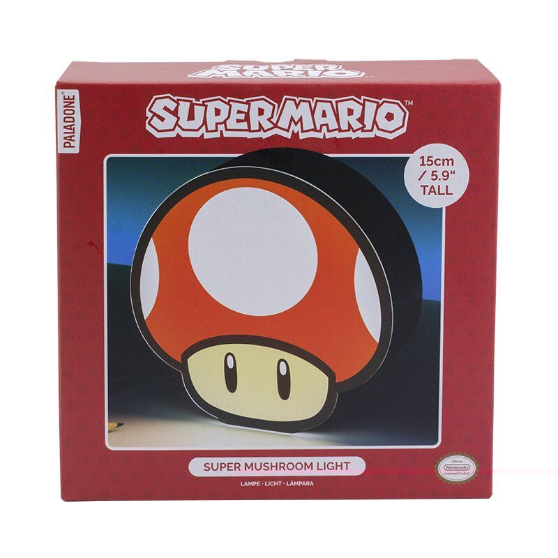Super Mario Bros Mushroom Lamp
