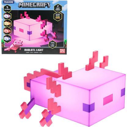 Minecraft Axolotl Lamp 13cm