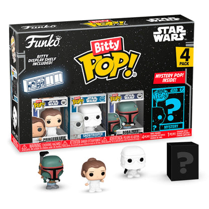 Blister of 4 Bitty POP Star Wars Leia figures