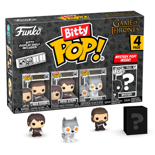 Blister pack of 4 Bitty POP Game of Thrones Ned Stark figures