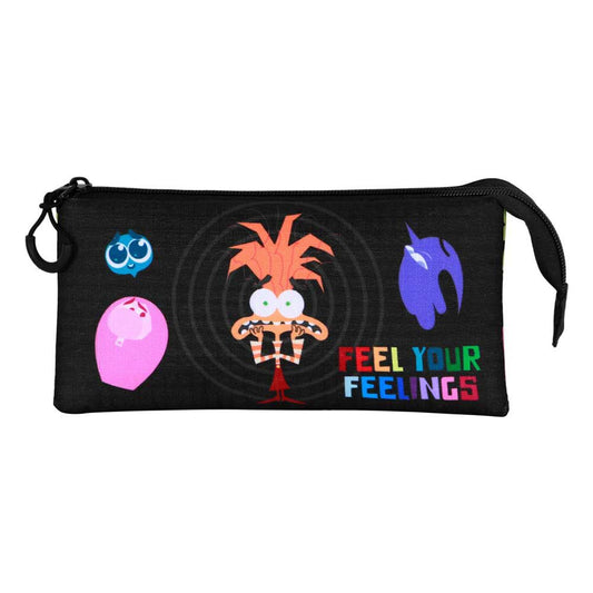 Inside Out 2 Disney Pixar Triple Pencil Case