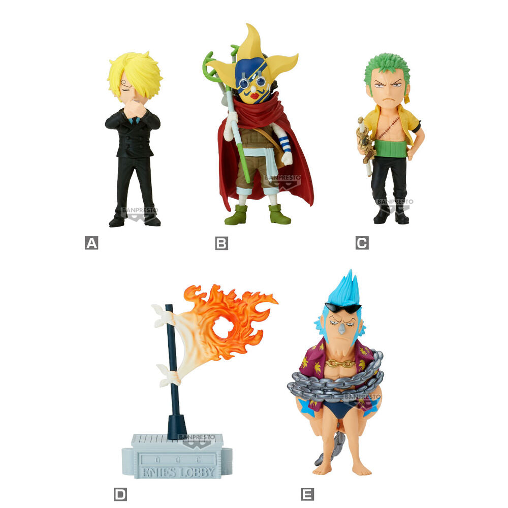 world collectable figure enies lobby 02 one piece 7cm assorted