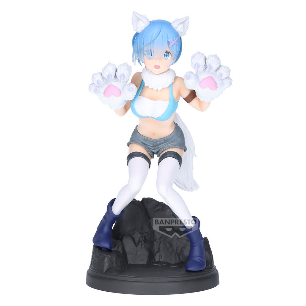 figure rem monsters motions re:zero starting life in another world 22cm