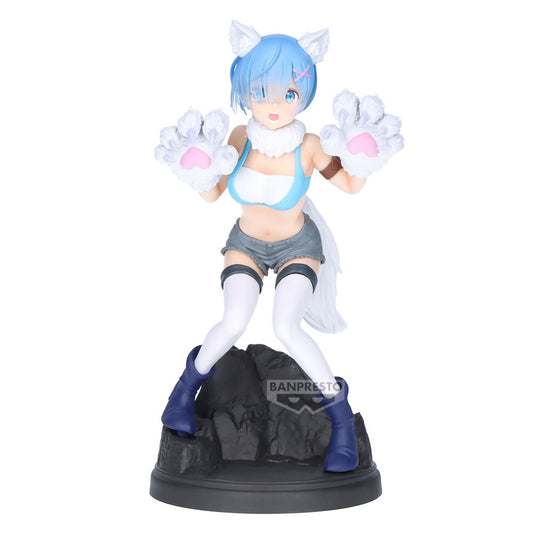 figure rem monsters motions re:zero starting life in another world 22cm