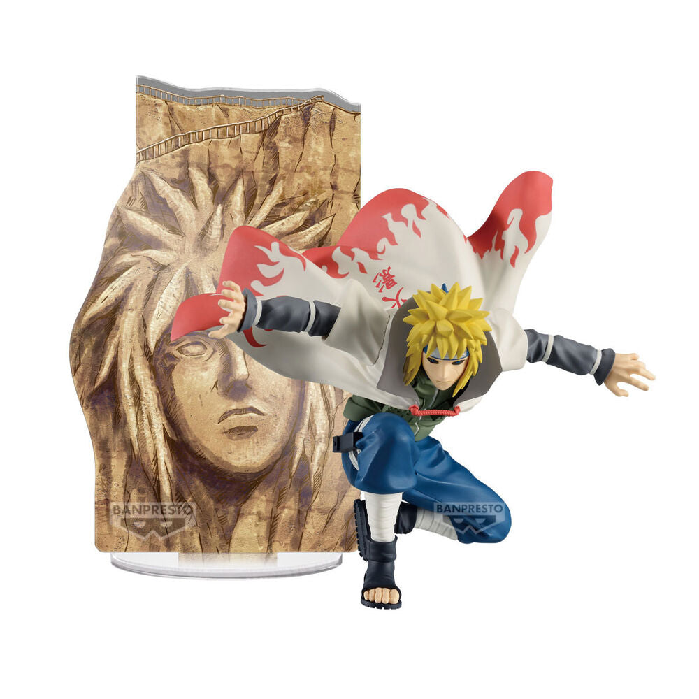 figure minato namikaze panel spectacle naruto shippuden 15cm