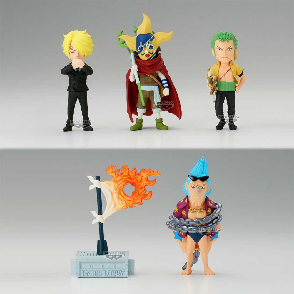 kolekcjonerska figurka Enies Lobby 02 One Piece 7cm różne kolory