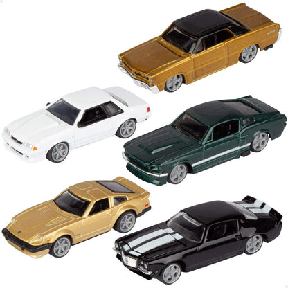 blister pack of 5 cars