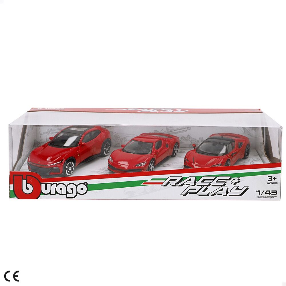 blister pack of 3 ferrari cars