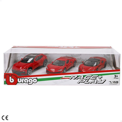 blister pack of 3 ferrari cars