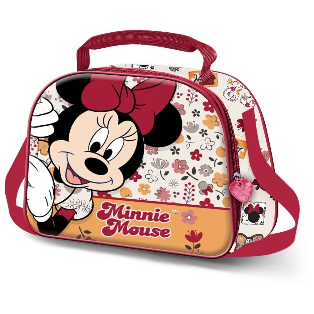 3d flowered minnie disney snack bag