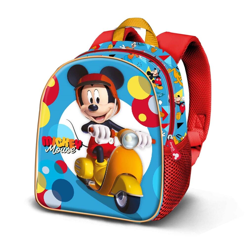 disney mickey mouse 3d scooter backpack 31cm