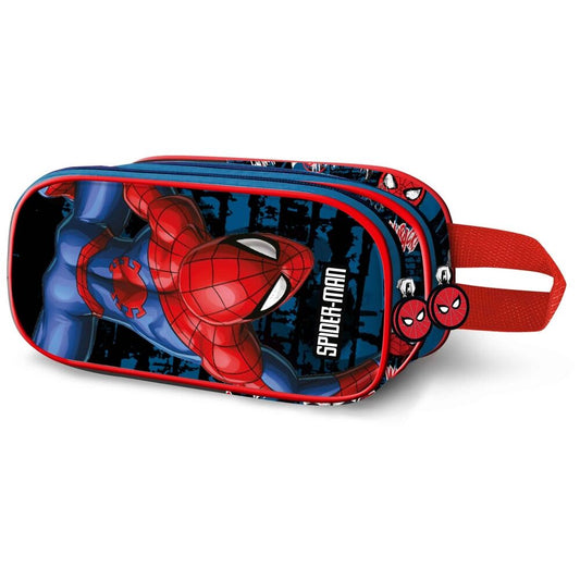 3d wall spiderman marvel double pencil case